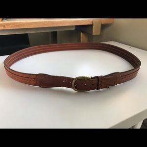 Principles Unisex Leather Belt Made in England Size: L